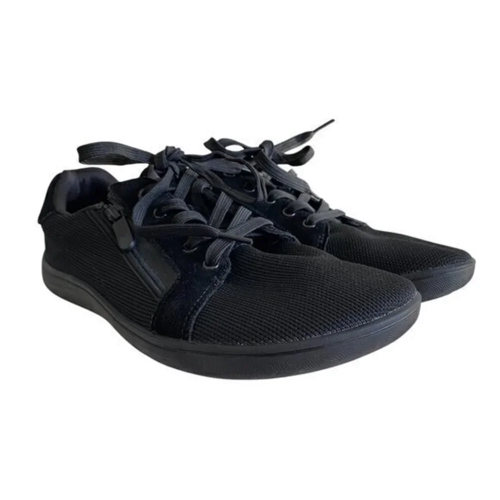 Skaso Black Wide Toe Barefoot Walking Shoes Mens Size 41